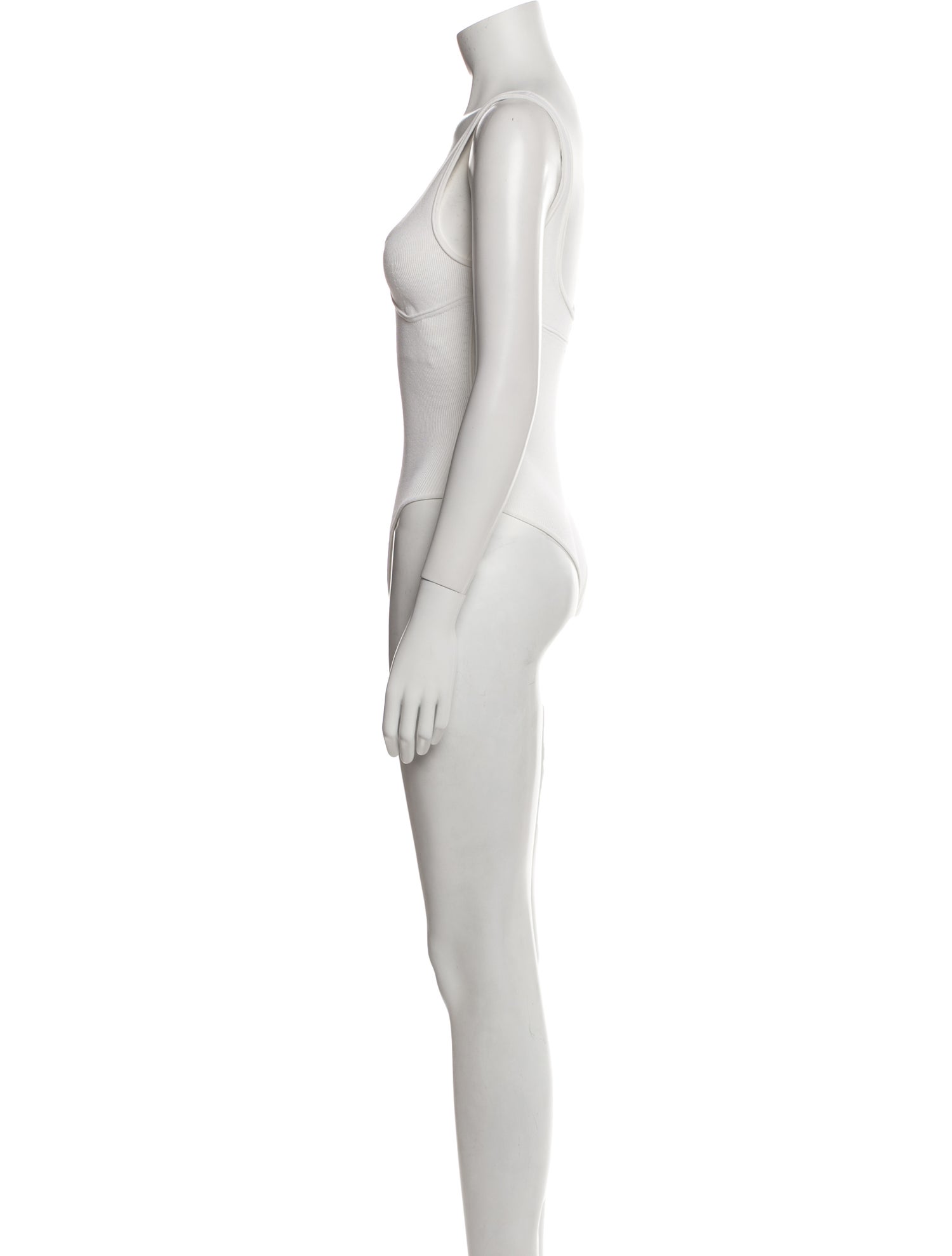 Khaite Square Neckline Sleeveless Bodysuit